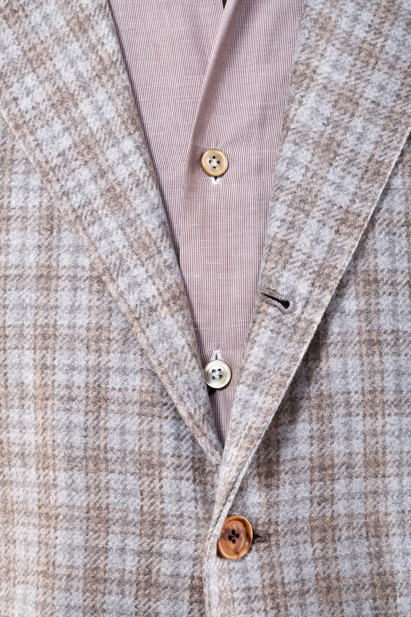 Sartorio Checked Cashmere Sport Jacket