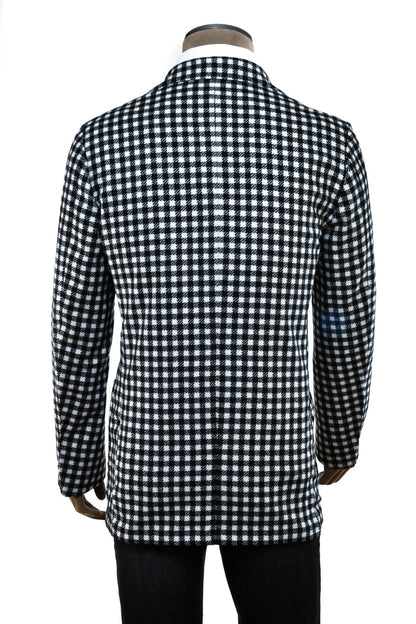 Sartorio Gingham Cashmere Sport Jacket