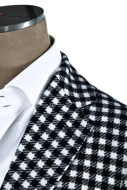 Sartorio Gingham Cashmere Sport Jacket