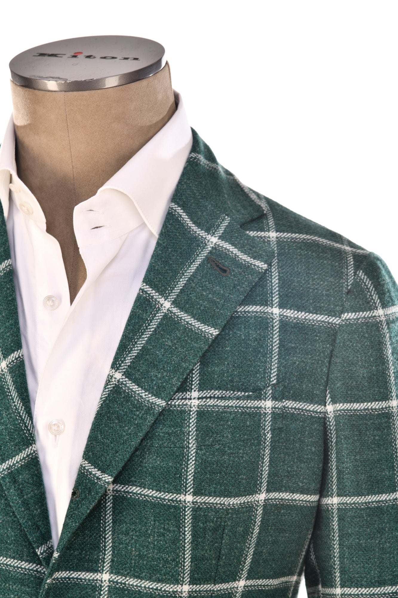 Sartorio Windowpane Virgin Wool-Silk Sport Jacket