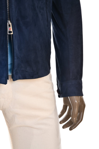 Kired Juan Lambskin Suede Zip-Up Jacket