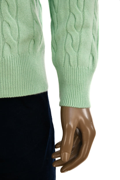 Manrico Cashmere Cable Knit Sweater