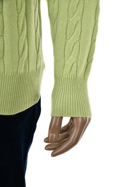 Manrico Cashmere Cable Knit Sweater