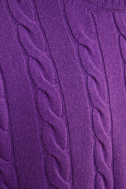Manrico Cashmere Cable Knit Sweater
