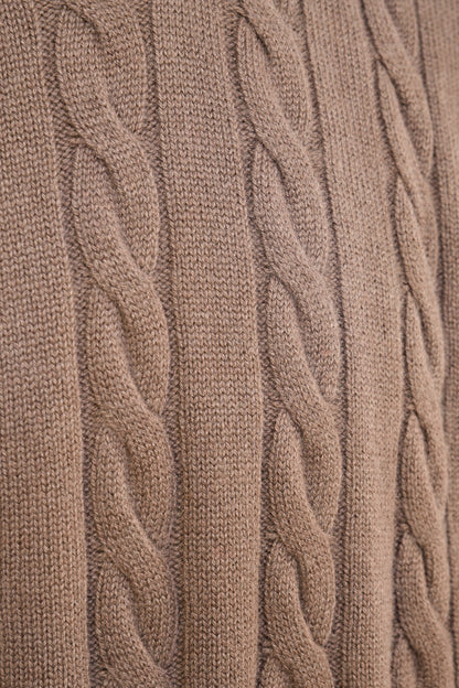 Manrico Cashmere Cable Knit Sweater