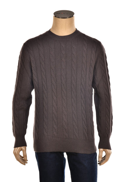 Manrico Cashmere Cable Knit Sweater