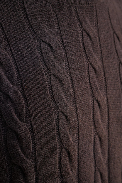 Manrico Cashmere Cable Knit Sweater