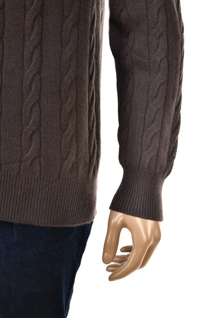 Manrico Cashmere Cable Knit Sweater