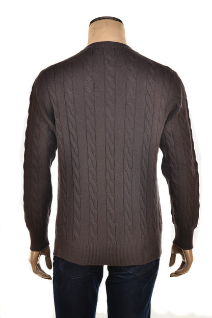 Manrico Cashmere Cable Knit Sweater