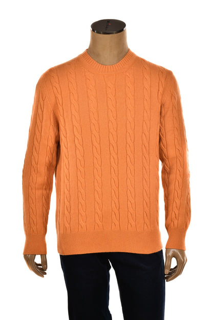 Manrico Cashmere Cable Knit Sweater