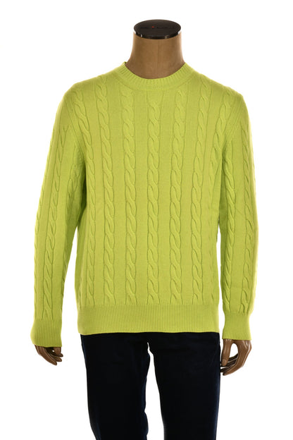 Manrico Cashmere Cable Knit Sweater