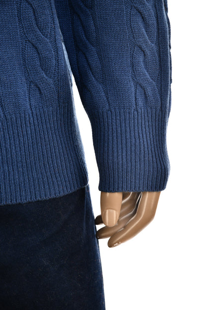 Manrico Cashmere Cable Knit Sweater