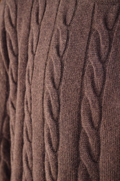 Manrico Cashmere Cable Knit Sweater