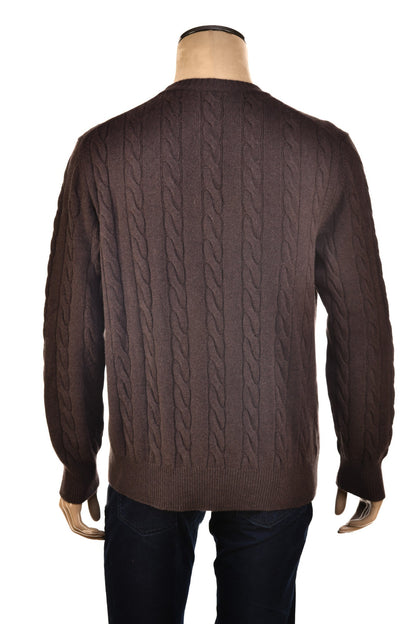 Manrico Cashmere Cable Knit Sweater