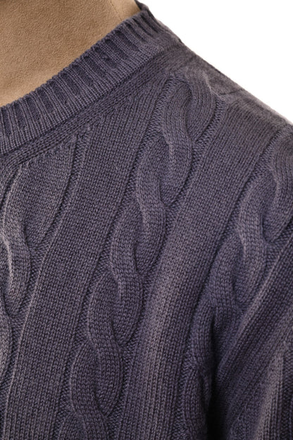 Manrico Cashmere Cable Knit Sweater