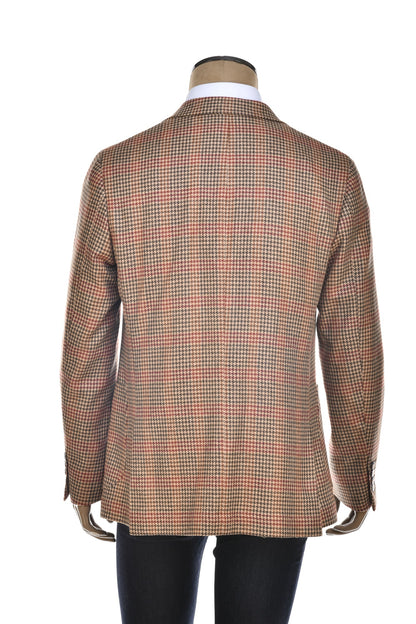 Carlo Barbera Houndstooth Wool-Cashmere Sport Jacket