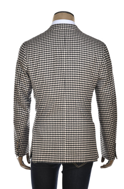 Carlo Barbera Shepherd Check Wool-Cashmere Sport Jacket