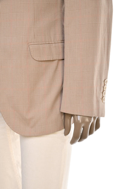 Brunello Cucinelli Prince of Wales Cotton Sport Jacket