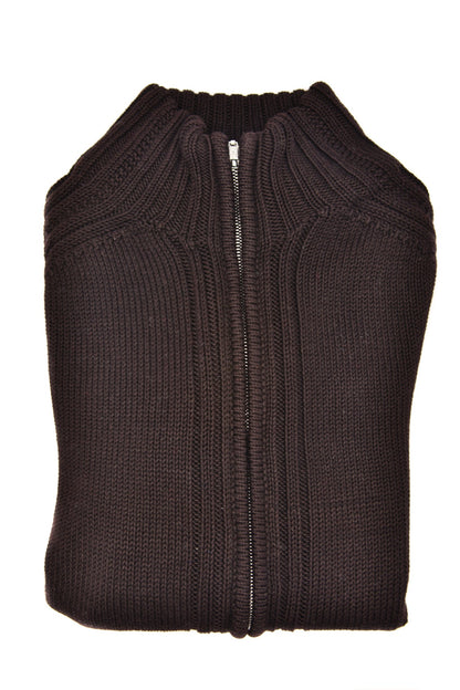 Cruciani Cotton Zip-Up Sweater