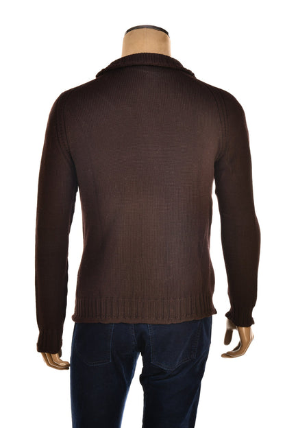 Cruciani Cotton Zip-Up Sweater