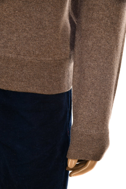 Manrico Cashmere Mock Neck Reversible Zip-Up Sweater