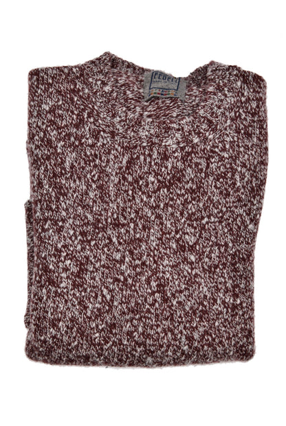 Fedeli Wool-Cashmere Marled Crewneck Knit Sweater