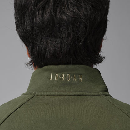 Air Jordan Mens Fleece 1/4 Zip - Cargo Khaki