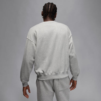 Air Jordan Mens Gamma Fleece Sweatshirt - Heather Grey