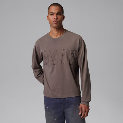 Air Jordan Mens Air Long Sleeve - Cave Stone