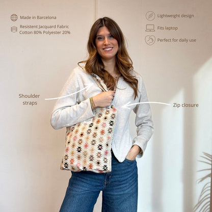 Medium Zippered Bag Royal