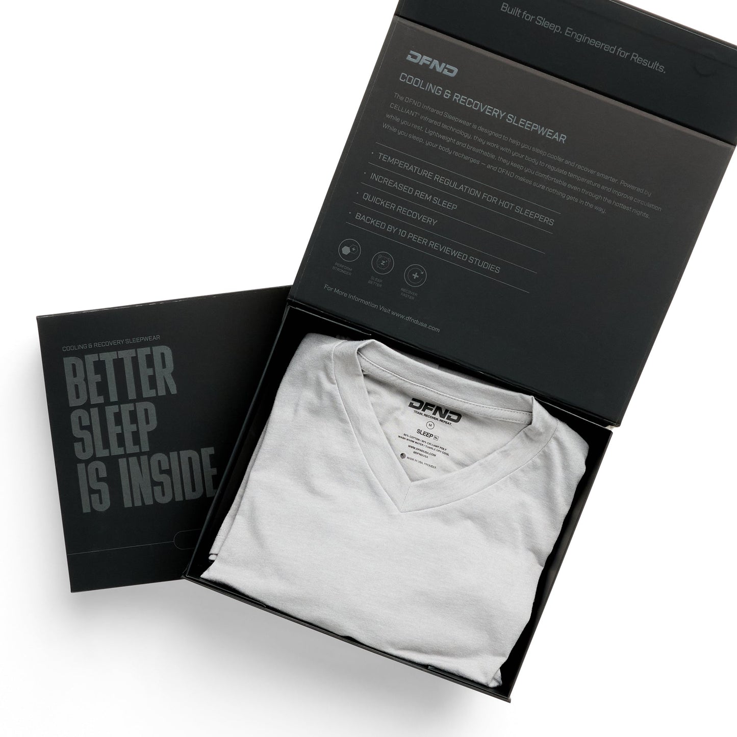 DFND COOLING RECOVERY SLEEPWEAR SS SHIRT