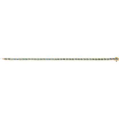 Azur Émeraude Topaz Line Bracelet