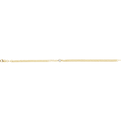 Noéline Pavé 14K Yellow Gold Natural Diamond Link Bracelet