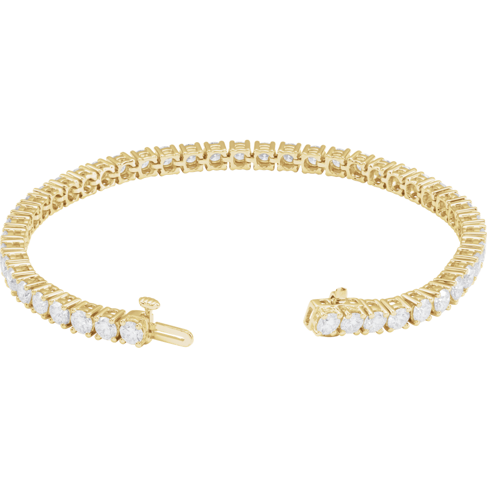 L'eternel 14K Gold Lab-Grown Diamond Tennis Bracelet