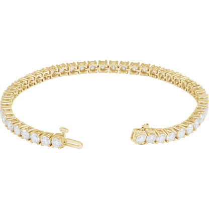 L'eternel 14K Gold Lab-Grown Diamond Tennis Bracelet