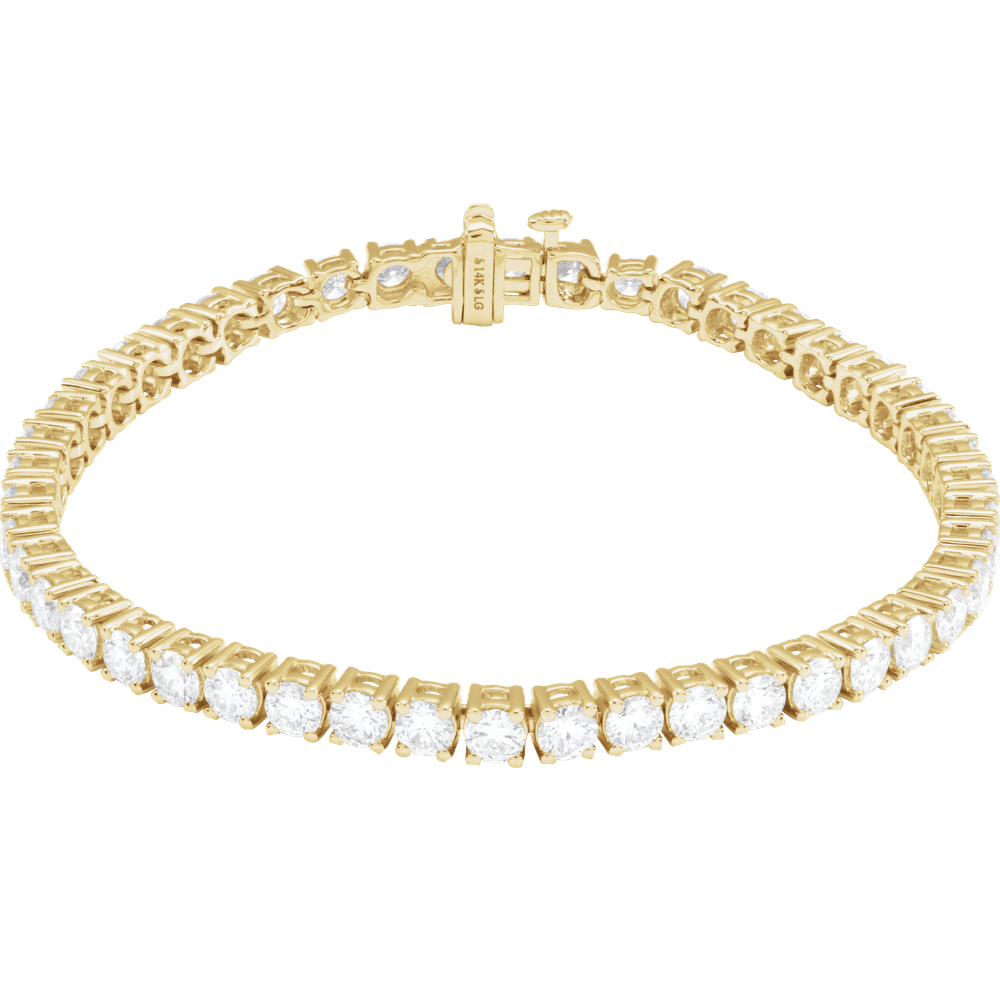 L'eternel 14K Gold Lab-Grown Diamond Tennis Bracelet