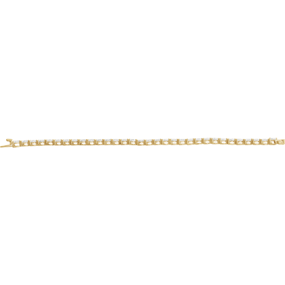 Rivière Élégance Diamond Bracelet 14K White & Yellow Gold