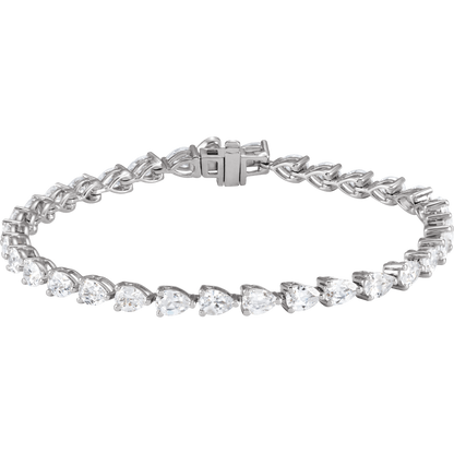 Rivière Élégance Diamond Bracelet 14K White & Yellow Gold