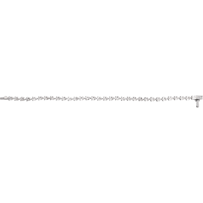 Rivière Élégance Diamond Bracelet 14K White & Yellow Gold
