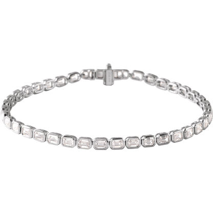Ligne Précieuse Lab-Grown Diamond Tennis Bracelet 14k Gold