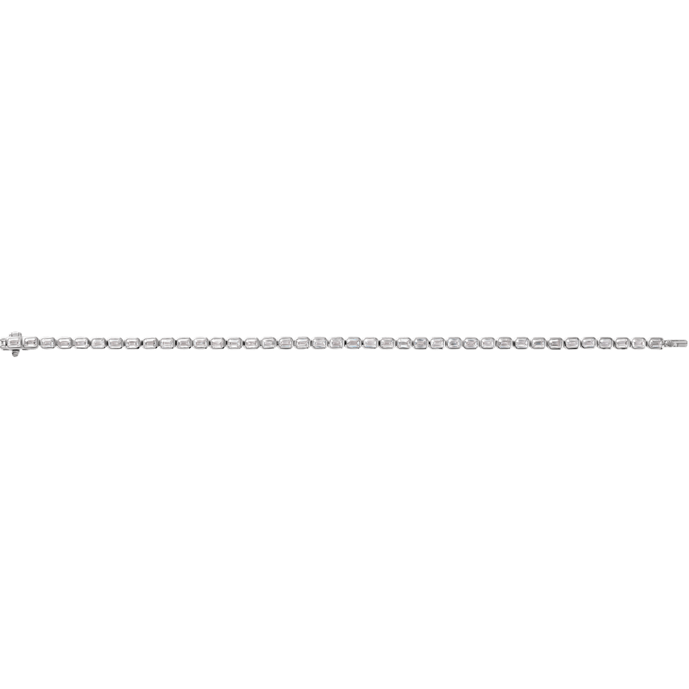 Ligne Précieuse Lab-Grown Diamond Tennis Bracelet 14k Gold