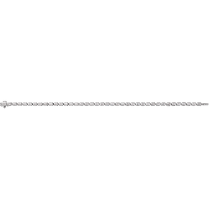 Ligne Précieuse Lab-Grown Diamond Tennis Bracelet 14k Gold