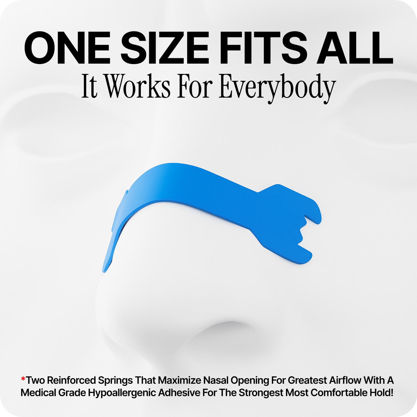 Blue Nasal Strips