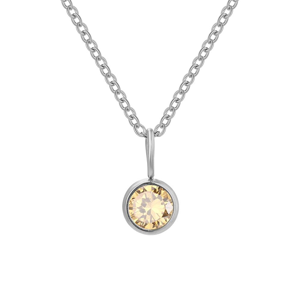 Lumière Birthstone Necklace Month & Zodiac Collection