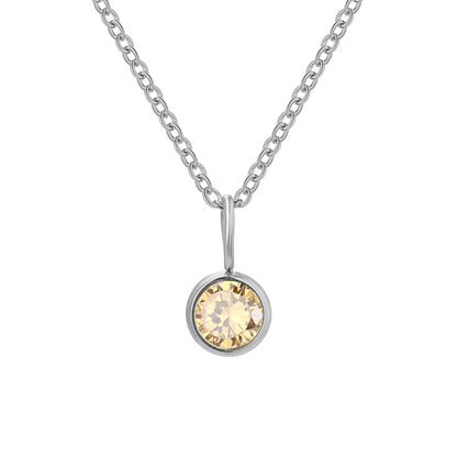Lumière Birthstone Necklace Month & Zodiac Collection