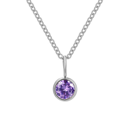 Lumière Birthstone Necklace Month & Zodiac Collection