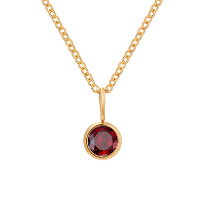 Lumière Birthstone Necklace Month & Zodiac Collection