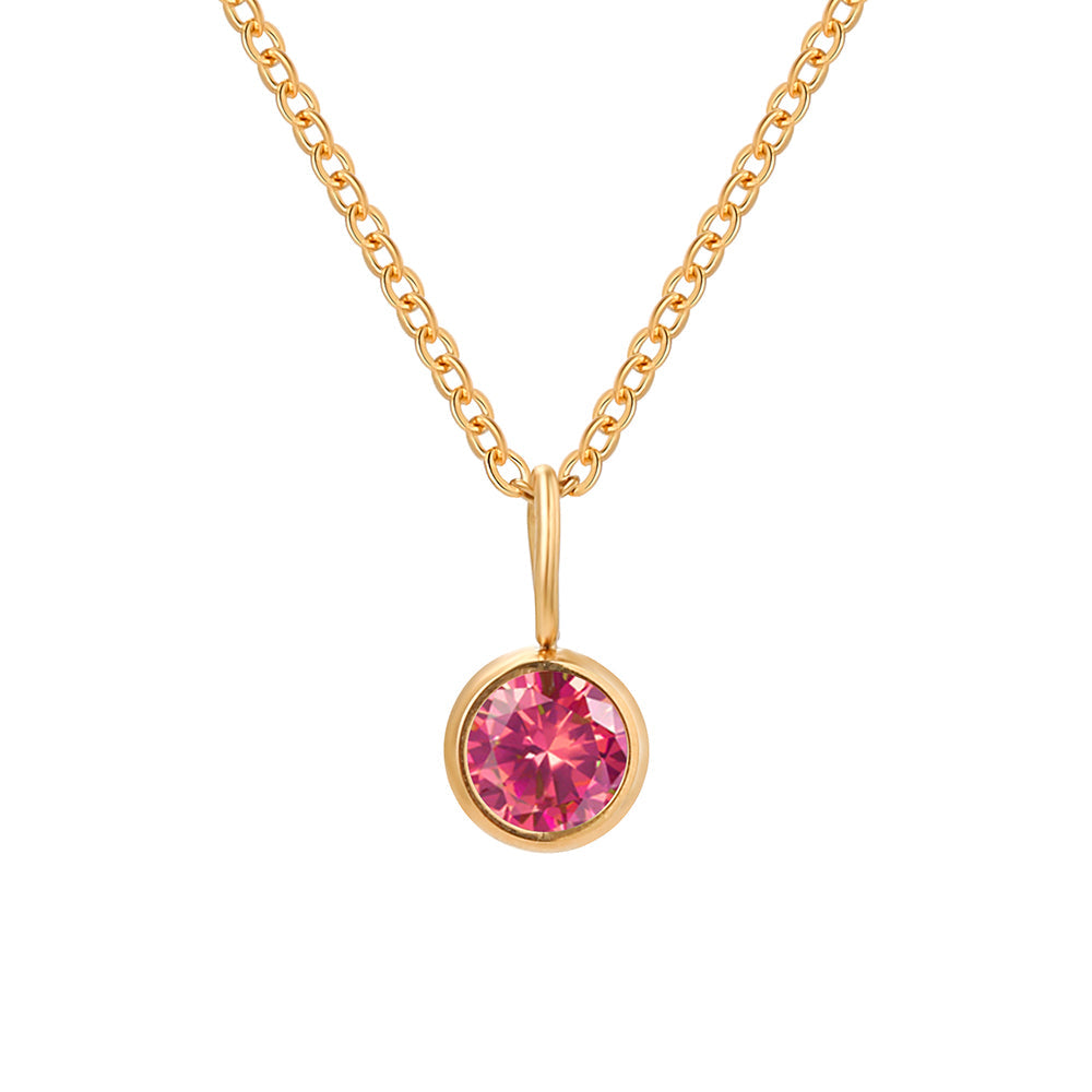 Lumière Birthstone Necklace Month & Zodiac Collection