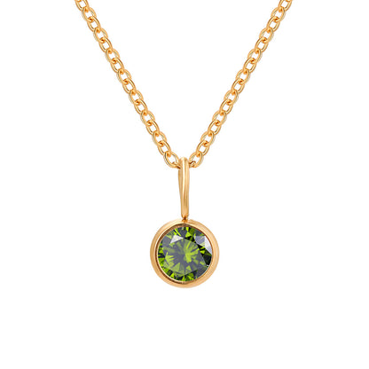 Lumière Birthstone Necklace Month & Zodiac Collection