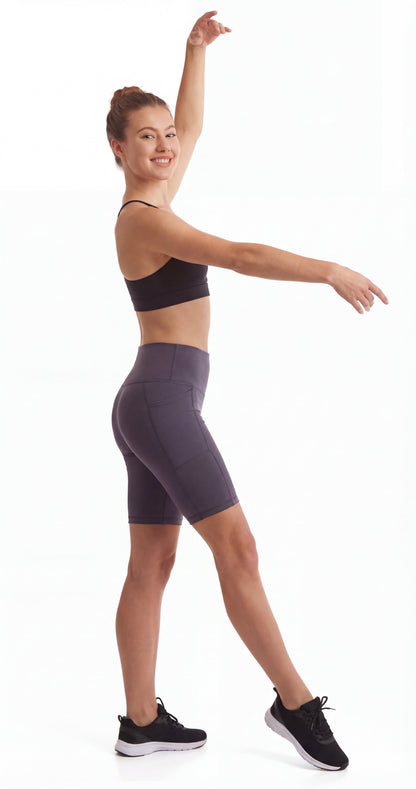Turtle Bay New York Women's Compressed Double Knit Cycle Shorts